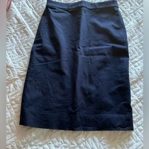 Navy No 2 pencil skirt